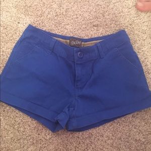 Blue Cargo Shorts
