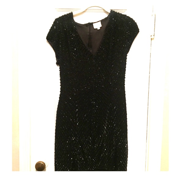 Black sequin, classy and showstopping dress!