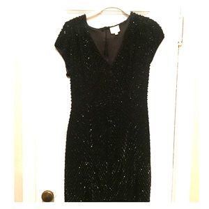Black sequin, classy and showstopping dress!