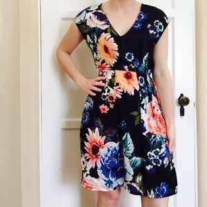 Black Floral Dress