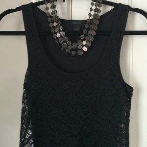 Express Black Lace Tank Top
