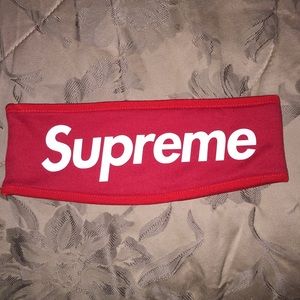 Supreme headband red