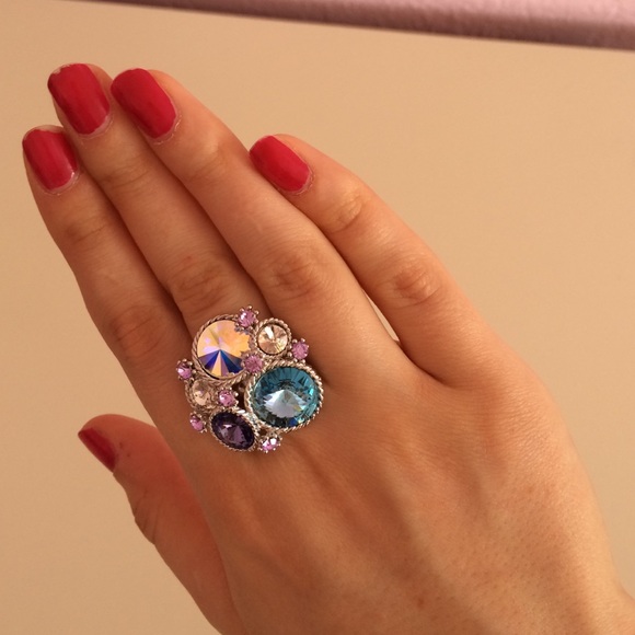 Swarovski crystal ring