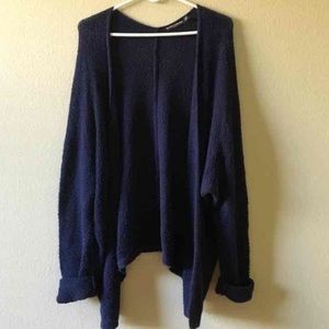 Brandy Rare Navy Caroline Cardigan
