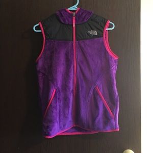 Purple North Face Vest