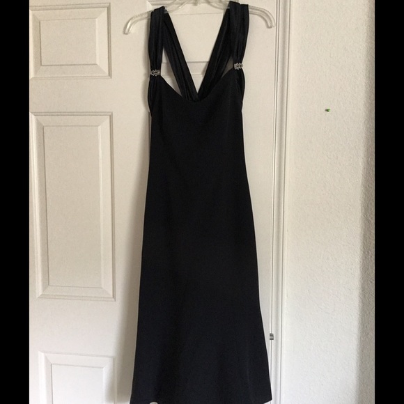 Semi formal black dress