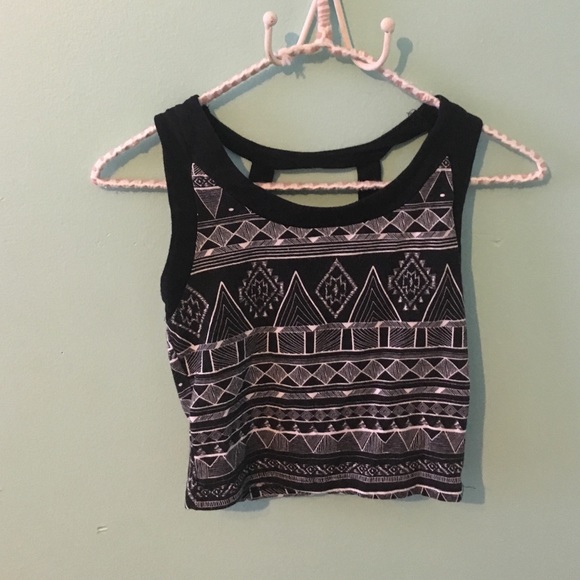 Tribal print tank crop - Picture 1 of 2