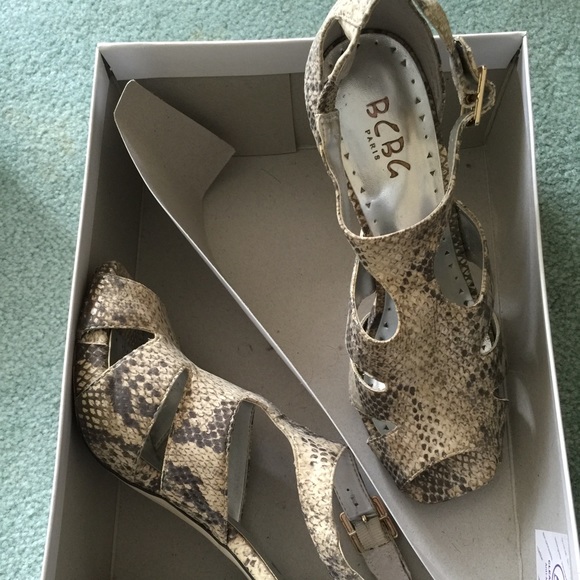 BCBG High Heeled open toe