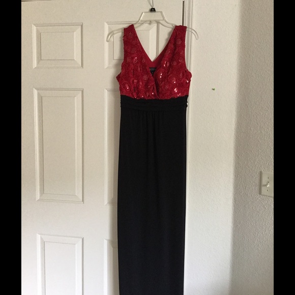 Red and black formal