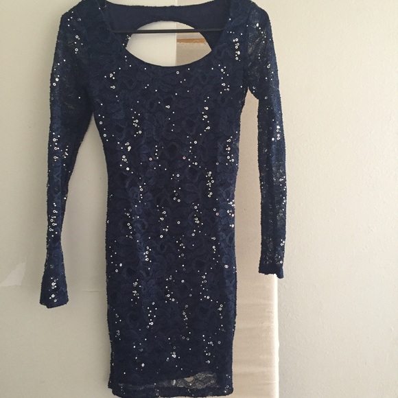 Dresses & Skirts - Navy Blue/Sparkly Homecoming/Formal Dress