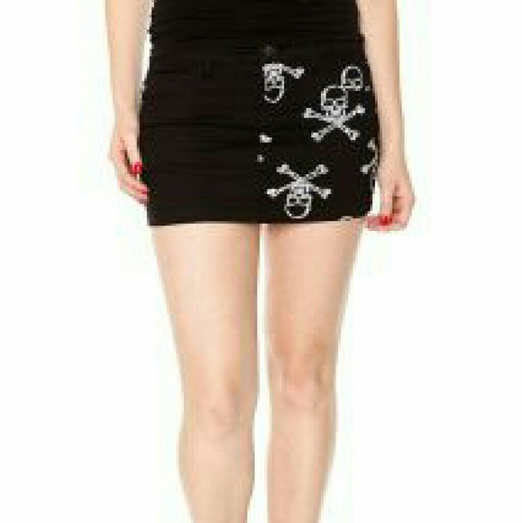 Royal Bones mini skirt