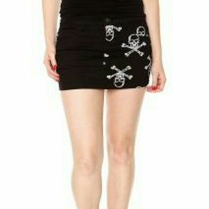 Royal Bones mini skirt