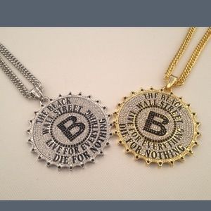 Solid gold hip hop baller chain
