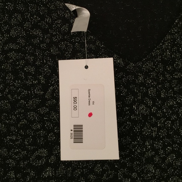 Black With Silver Metallic Dress - Picture 2 of 4