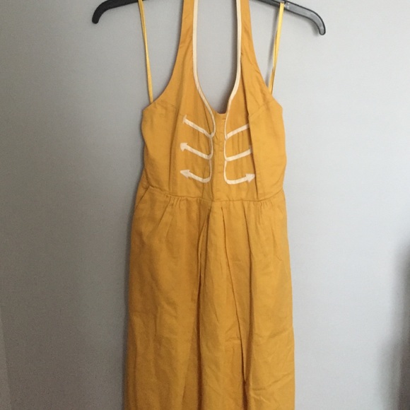 Anthropologie Floreat anchors aweigh dress