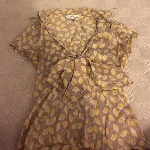 Floral Printed DVF Top