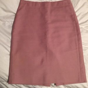 Pink j crew pencil skirt