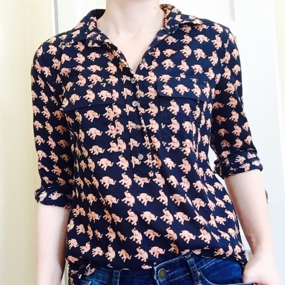 Gap Fitted Boyfriend Shirt