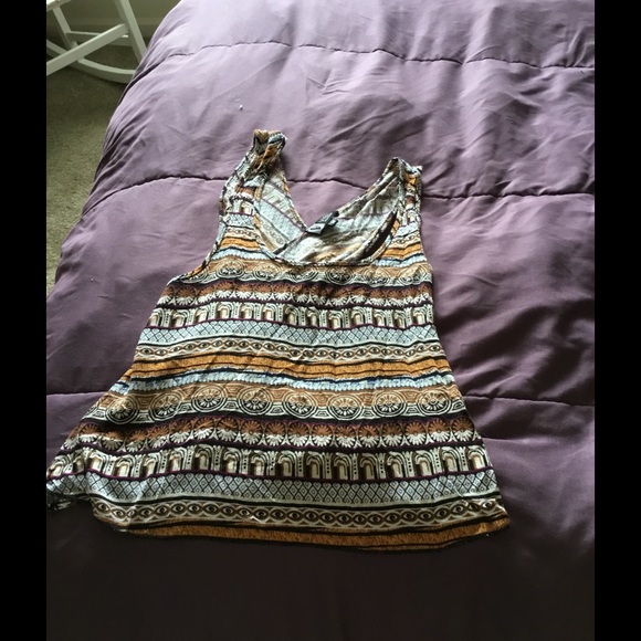 Multi colored tank