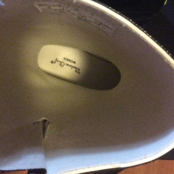 NWOT ! HOUNDSTOOTH RUBBER RAINBOOTS - Picture 2 of 4