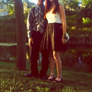 Black and white prom homecoming dance sz 3