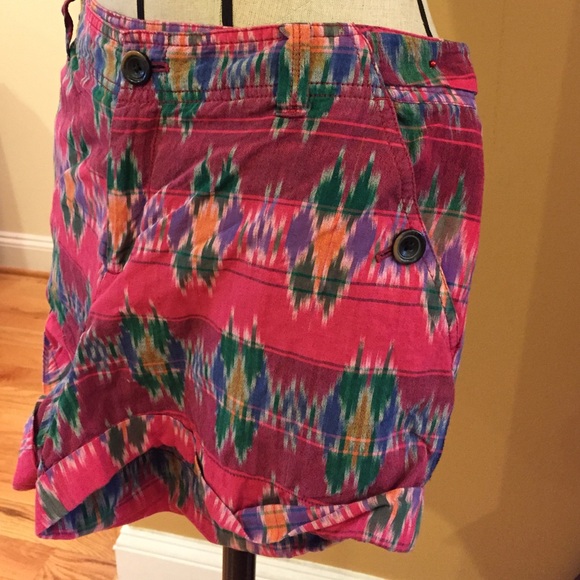 <<Ikat•Print•Shorts>> - Picture 2 of 2