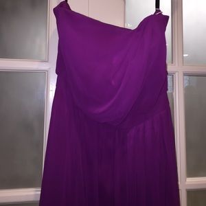 Beautiful Fuchsia floor length dress
