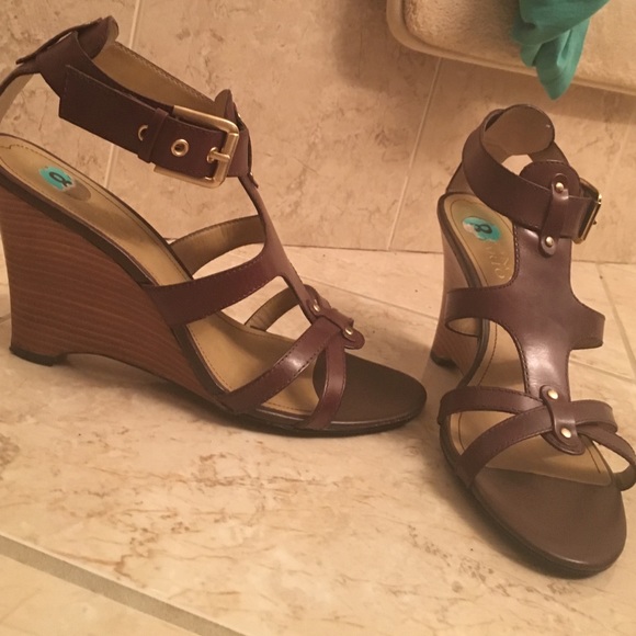 Fraco Sarto Shoes - Franco Sarto, brown short wedges