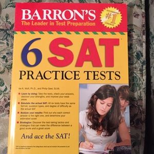 Barron's 6 SAT practice test book