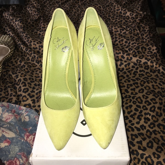 Yellow heels