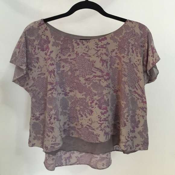 Dolce vita high/low silk blouse - Picture 1 of 4