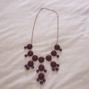 Maroon Bubble Necklace!