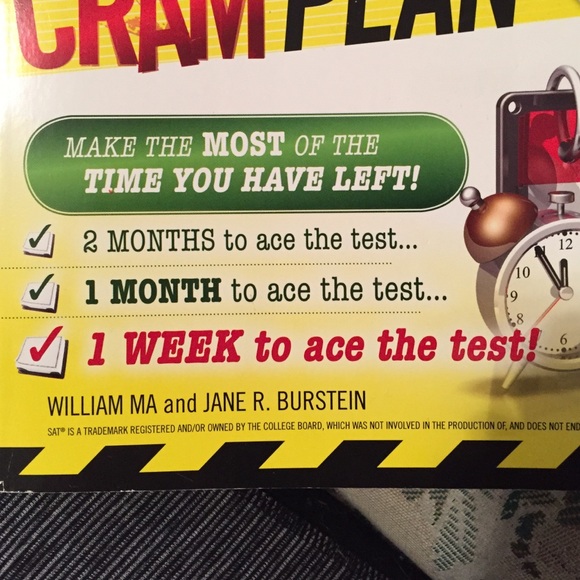 Cliff Notes SAT cram plan book - Picture 3 of 4