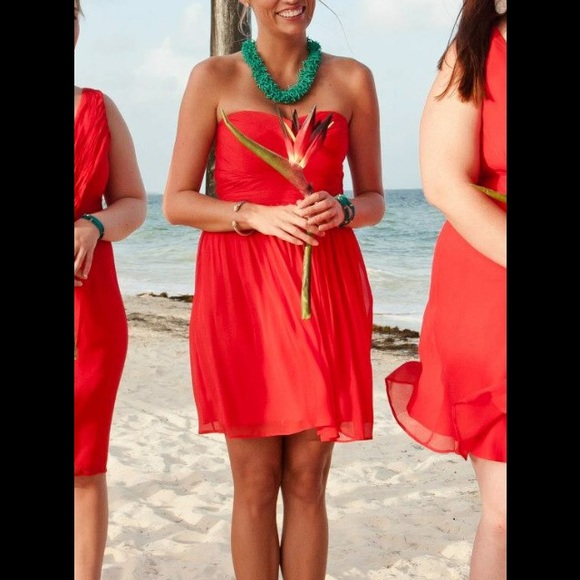 J Crew Silk Chiffon Bridesmaid Dress