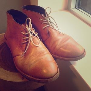 Cole Haan tan light brown leather boots sz 7.5