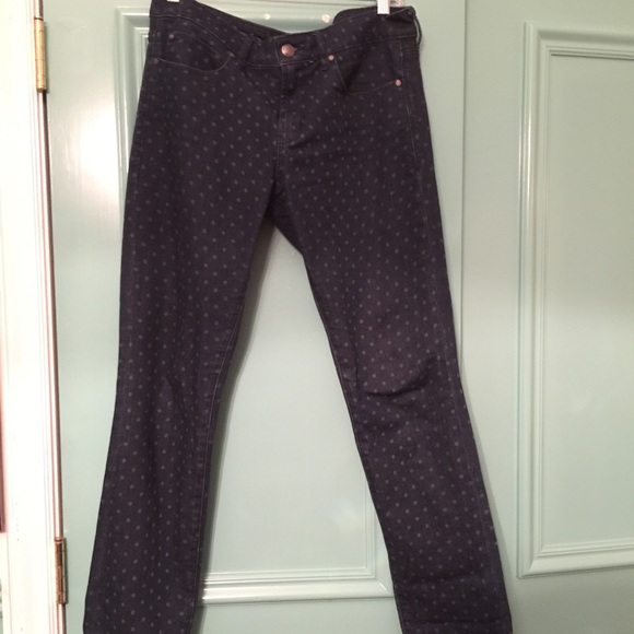 Polka dot jeans