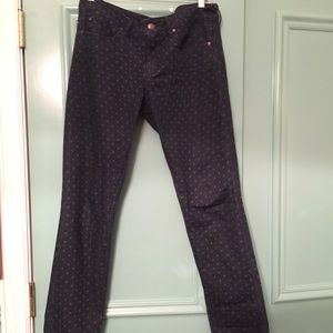 Polka dot jeans