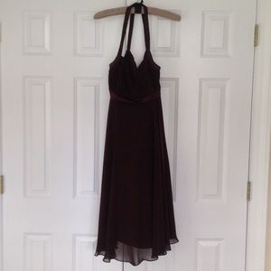 Lands bridesmaids- luxe chiffon and satin dress