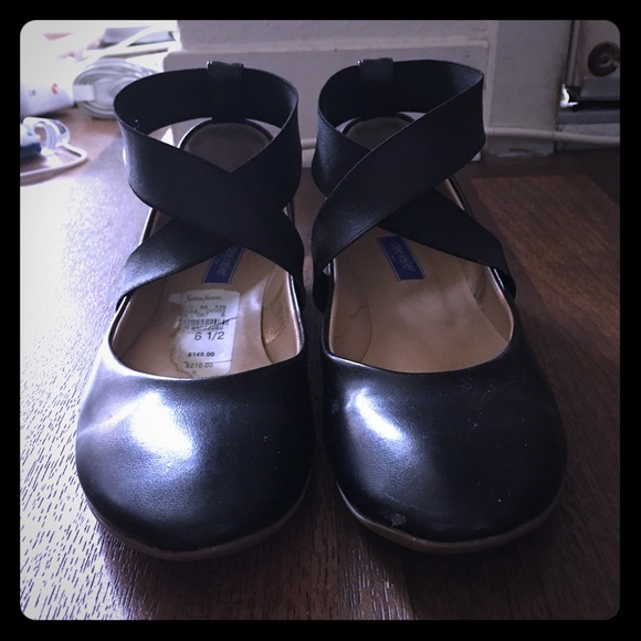 Dee Keller Ballerina Flats, Black, Size 6.5