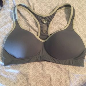 Pink Victoria's Secret yoga push up.