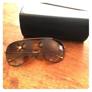 Dita Condor sunglasses in satin brown and gold