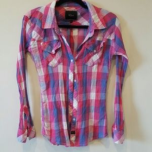 Rails brand button up