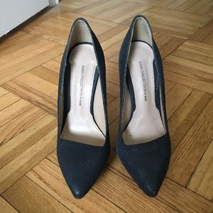 Zara collection black pumps