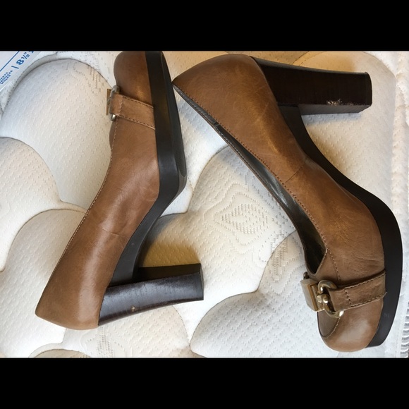 Calvin Klein leather heels