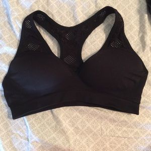 Pink Victoria's Secret push up sports bra.