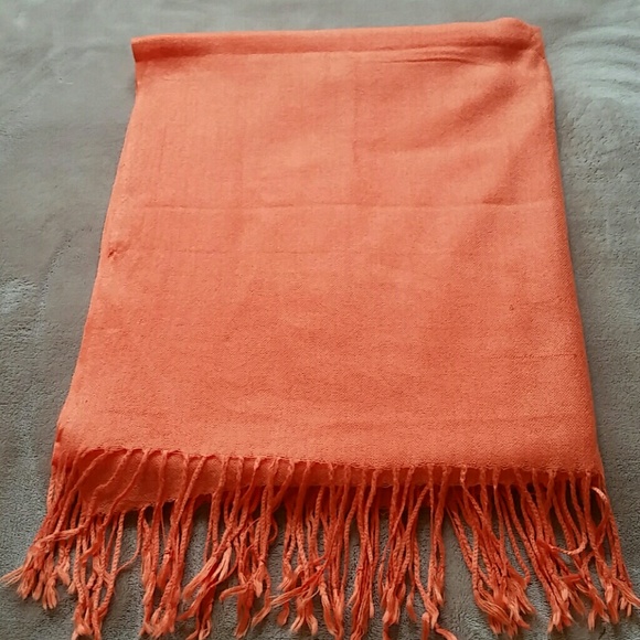 Orange scarf/ shawl