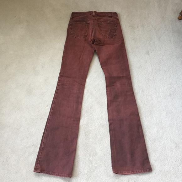 AG rust colored flare jeans - Picture 2 of 4