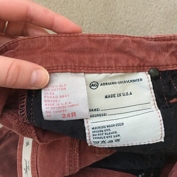 AG rust colored flare jeans - Picture 4 of 4