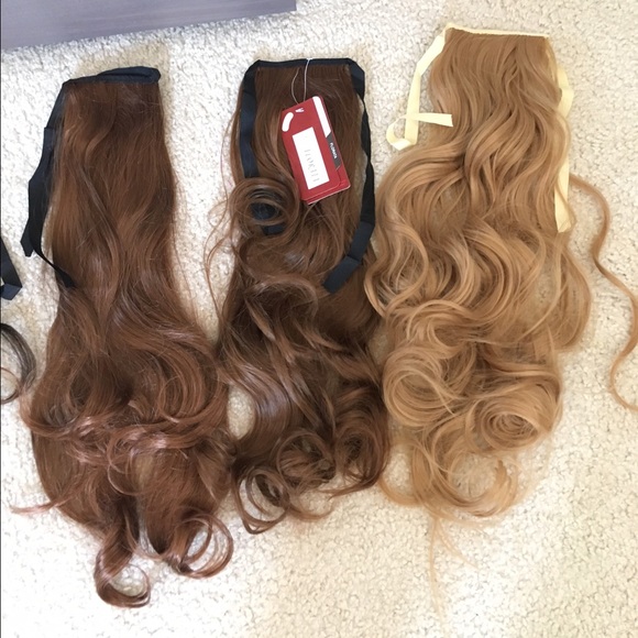 Light brown ponytail hair extension - Picture 2 of 4
