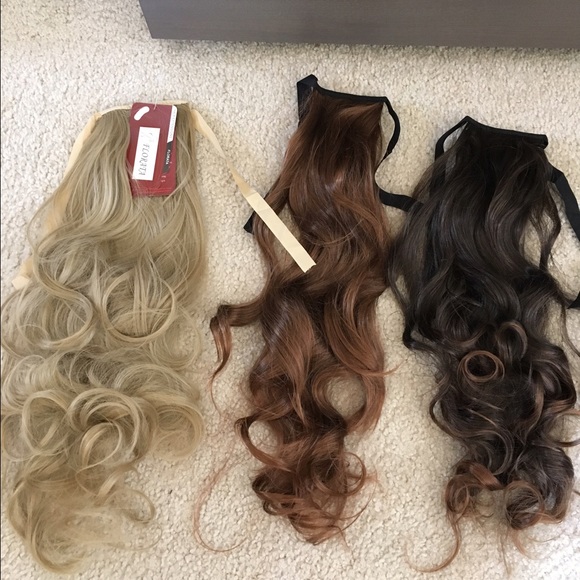 Light brown ponytail hair extension - Picture 3 of 4